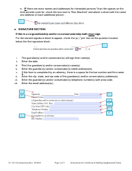 Instructions for Form CC16:2.24 Certificate of Mailing Supplemental Annual Reporting Form(S) - Nebraska, Page 2