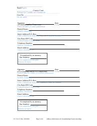 Form CC16:2.5 Address Information for Guardianships/Conservatorships - Nebraska (English/Spanish), Page 4