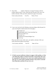 Form CC15:20 Petition and Affidavit for Order Compelling Visitation With Adult Resident - Nebraska, Page 5