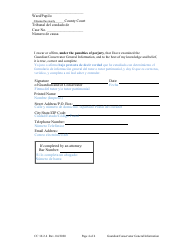 Form CC16:2.4 Guardian/Conservator General Information - Nebraska (English/Spanish), Page 4