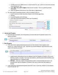 Instructions for Form CC16:2.9 Inventory, Affidavit of Due Diligence and Certificate of Mailing - Nebraska, Page 2