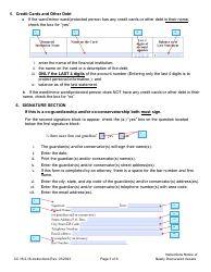 Instructions for Form CC16:2.18 Notice of Newly Discovered Assets - Nebraska, Page 3