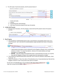 Instructions for Form CC16:2.33 Packet a - Guardianship Annual Reporting Forms - Nebraska, Page 5
