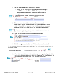 Instructions for Form CC16:2.34 Packet B - Guardianship With Budget Annual Reporting Forms - Nebraska, Page 2