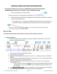 Instructions for Form CC16:2.34 Packet B - Guardianship With Budget Annual Reporting Forms - Nebraska, Page 4