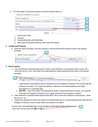 Instructions for Form CC16:2.34 Packet B - Guardianship With Budget Annual Reporting Forms - Nebraska, Page 5