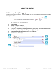 Instructions for Form CC16:2.34 Packet B - Guardianship With Budget Annual Reporting Forms - Nebraska, Page 8