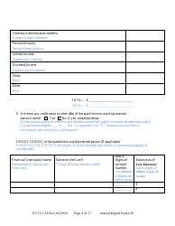 Form CC16:2.34 Packet B - Guardianship With Budget Annual Reporting Forms - Nebraska (English/Spanish), Page 14