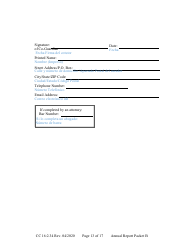 Form CC16:2.34 Packet B - Guardianship With Budget Annual Reporting Forms - Nebraska (English/Spanish), Page 19