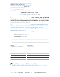 Form CC16:2.34 Packet B - Guardianship With Budget Annual Reporting Forms - Nebraska (English/Spanish), Page 22