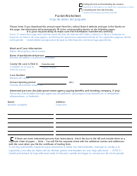 Form CC16:2.34 Packet B - Guardianship With Budget Annual Reporting Forms - Nebraska (English/Spanish), Page 5