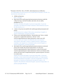 Instructions for Form CC16:2.35 Packet C - Conservatorship Annual Reporting Forms - Nebraska (English/Spanish), Page 14