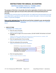 Instructions for Form CC16:2.35 Packet C - Conservatorship Annual Reporting Forms - Nebraska (English/Spanish), Page 9