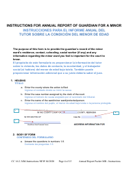 Instructions for Form CC16:2.34M Packet Mb - Guardianship for a Minor With a Budget Annual Reporting Forms - Nebraska (English/Spanish), Page 4