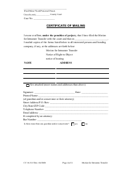 Form CC16:3.23 Motion for Intrastate Transfer - Nebraska, Page 4