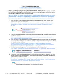 Instructions for Form CC16:2.37M Packet Me - Guardianship With No Authority Over the Estate of the Minor Ward Annual Reporting Forms - Nebraska (English/Spanish), Page 6