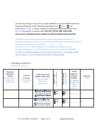 Form CC16:2.45 Updated Inventory - Nebraska (English/Spanish), Page 2