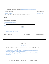 Form CC16:2.45 Updated Inventory - Nebraska (English/Spanish), Page 4