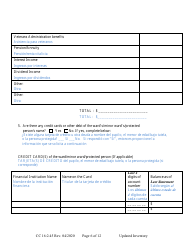 Form CC16:2.45 Updated Inventory - Nebraska (English/Spanish), Page 6