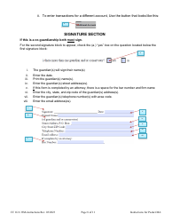 Instructions for Form CC16:2.33M Packet Ma - Guardianship for a Minor Annual Reporting Forms - Nebraska, Page 8