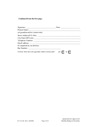 Form CC16:2.41 Application for Approval of Monthly Budget - Nebraska, Page 3