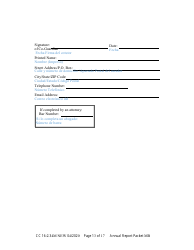 Form CC16:2.34M Packet Mb - Guardianship for a Minor With a Budget Annual Reporting Forms - Nebraska (English/Spanish), Page 19