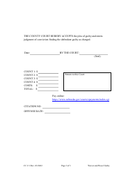 Form CC2:1 Waiver and Plea of Guilty - Nebraska, Page 3