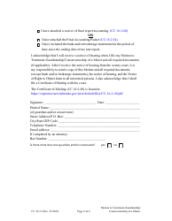 Form CC16:3.2 Motion to Terminate Guardianship/Conservatorship of a Minor - Nebraska, Page 2