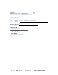 Form CC16:2.33 Packet a - Guardianship Annual Reporting Forms - Nebraska (English/Spanish), Page 20