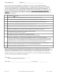 Hazardous Materials Facility Construction Permit - City of Fort Worth, Texas, Page 2