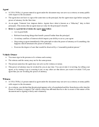 Form VN-101 Vehicle Power of Attorney - Vermont, Page 2