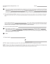 Form JC73 Order Delaying Sentence (Designated Case) - Michigan, Page 2