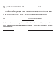 Form FOC106 Notice of Redirection or Abatement of Child Support - Michigan, Page 2
