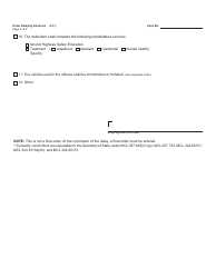 Form MC294 Order Delaying Sentence - Michigan, Page 2