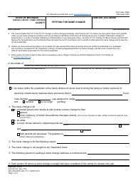Document preview: Form PC51 Petition for Name Change - Michigan