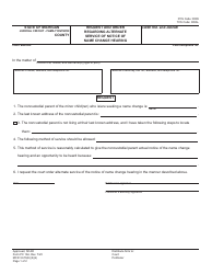 Document preview: Form PC164 Request and Order Regarding Alternate Service of Notice of Name Change Hearing - Michigan