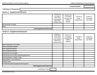 Form AUD9500AP Audited Fiscal Report for Calworks, Alternative Payment or Family Child Care Home Programs - California, Page 3