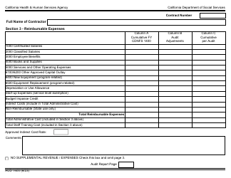 Form AUD1400 Audited Attendance and Fiscal Report for Special Programs for the Severely Handicapped - California, Page 2