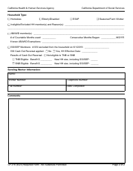 Form CF215 CalFresh Notification of Inter-County Transfer - California, Page 2