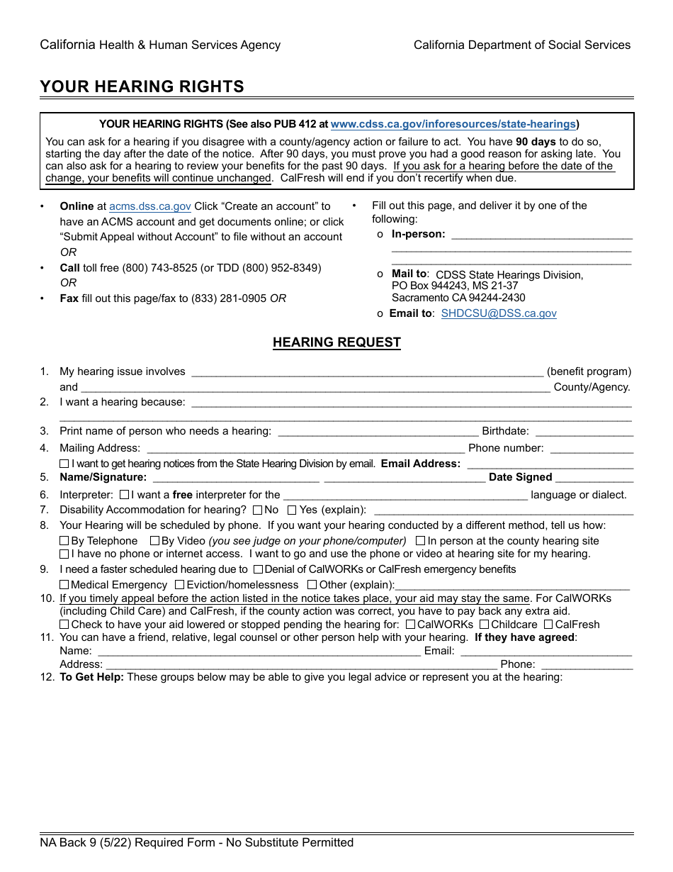 Form CF377.7B Download Fillable PDF Or Fill Online CalFresh ...