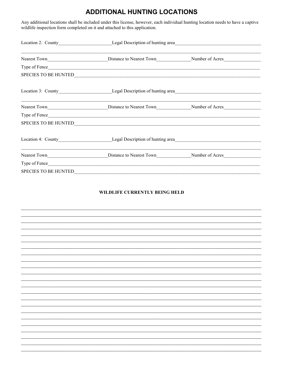 Oklahoma Application for Commercial Hunting Area License - Fill Out ...