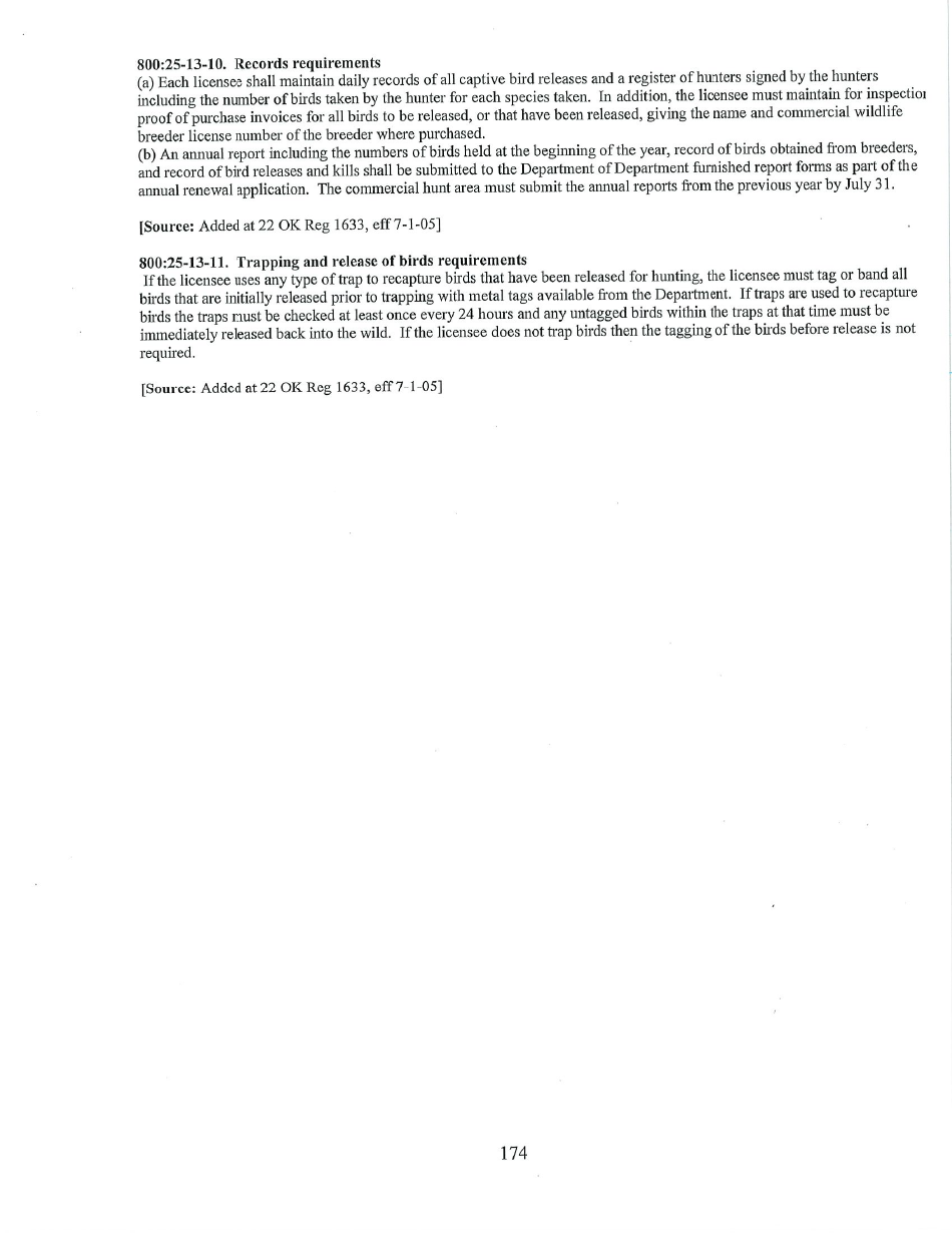 Application for Commercial Hunting Area License - Oklahoma, Page 8