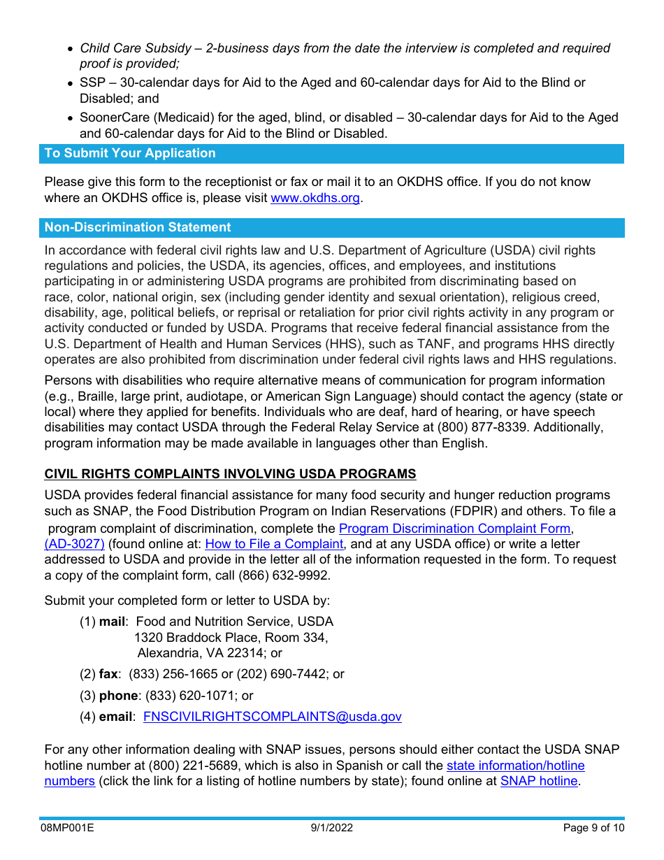 Form 08MP001E Download Fillable PDF or Fill Online Request for Benefits