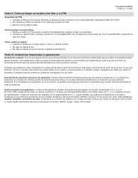 Formulario H1899-S Aviso De Elegibilidad Para La Reposicion De Beneficios Por El Uso No Autorizado - Texas (Spanish), Page 3