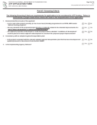 Form DOT LAPG25-U ATP Application Form - California, Page 15