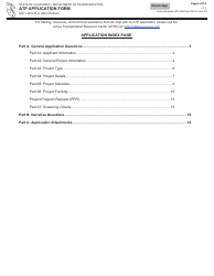 Form DOT LAPG25-U ATP Application Form - California, Page 2