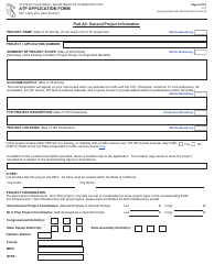 Form DOT LAPG25-U ATP Application Form - California, Page 4