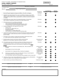 Form DOT LAPM5-A Local Agency Invoice - California, Page 4