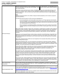 Form DOT LAPM5-A Local Agency Invoice - California, Page 6