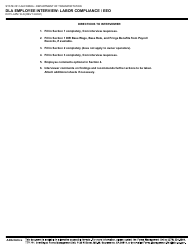 Form DOT LAPM16-N Dla Employee Interview: Labor Compliance/Eeo - California, Page 2